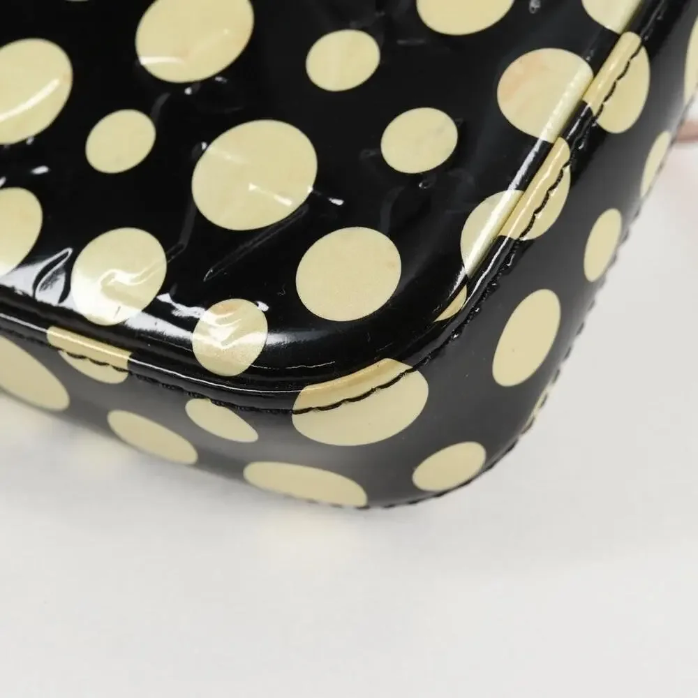 Louis Vuitton Monogram Vernis Yayoi Kusama Pochette Accessoires Pouch Black